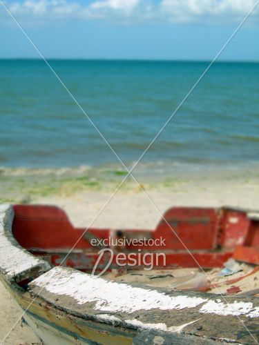 Bateau pêcheur bord mer Bateau pêcheur bord mer