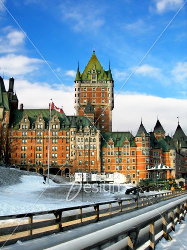 Chateau frontenac jeu glissade Chateau frontenac jeu glissade