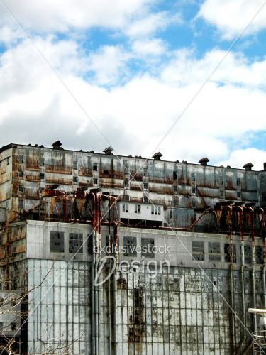 Immeuble industriel en ruine Immeuble industriel en ruine