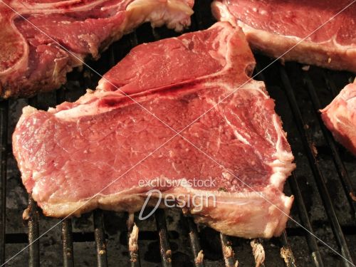 Pièce viande saignante barbecue bbq