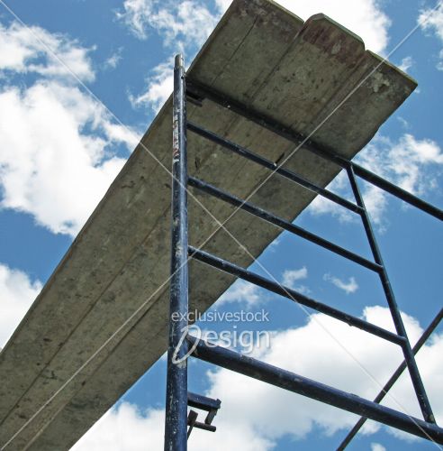 Échafaud vieilles planches bois Échafaud vieilles planches bois