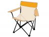 Chaise de camping ou extérieur orange transparente