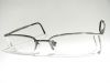 Pair of eyeglasses isolated on a white face