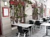 Terrace restaurant with outdoor decorations